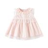 Anbailu Vestido de Princesa de Verão Vestido de Bebê Menina Regata Fofa Classe A Algodão Puro Cem Dias Um Ano de Idade Vestido de Bebê