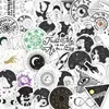 50 Piezas de Pegatinas Retro de Astrología Zodiacal Culturales y Creativas para Cuadernos, Papelería, Decoración DIY, Pegatinas Impermeables al por Mayor