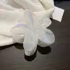 Nuevo Clip de Pinza de Flor de Huevo para Mujer Simple Elegante Pinza de Tiburón para Cabello Accesorios Frescos para el Cabello de Vacaciones en la Playa