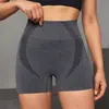Pantalones Cortos de Yoga Transpirables de Secado Rápido Sin Costuras Transfronterizos para Mujer, Pantalones Cortos Deportivos para Exteriores, Correr y Yoga, de Tres Cuartos