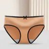 Ropa Interior Femenina Japonesa para Estudiantes Estilo Coreano Color Sólido Transpirable Cintura Media Chica Sexy y Linda Pantalones Comercio Electrónico Transfronterizo