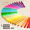 Marcadores de Acrílico Líquido de Color Verdadero con Puntas Suaves, Lavables y Apilables por Color, Marcadores Especiales de Acuarela para Niños y Estudiantes de Primaria
