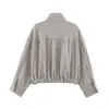 Chaqueta de aviador a cuadros de verano para mujer estilo europeo y americano 2026 12607 color de la imagen marca retazos