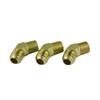 KUNGFLEX codo de 45 grados rosca exterior JIC cono exterior de 74 grados/rosca de tubería cónica británica junta 1JT4-12-16