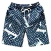 Pantalones Cortos de Verano para Hombre, Shorts Casuales Estampados de Seda Helada de Secado Rápido, Pantalones Cortos Sueltos de Playa, Pantalones Cortos de Media Pierna para Hombre, Verano