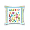 Capa de Almofada Estilo Ins com Estampa de Letras Decoração de Casa Sofá Sala de Estar Almofada Ultra Macia Falsa Almofada de Sofá