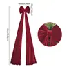 Decoración Atmósfera Día de San Valentín Adornos Colgantes de Moño Rosa Decoración de Fiesta de Cumpleaños Flocado Engrosado Suministros Rojos para Bodas