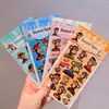 Adesivos 3D em relevo estilo bordado 5D, designs fofos de desenhos animados, adesivos decorativos que brilham no escuro para agendas, scrapbooks, capas de celular e garrafas de água
