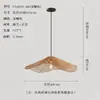 Lámpara Colgante Tejida de Ratán Estilo Wabi-Sabi para Restaurante, Casa de Huéspedes, Sala de Estar, Dormitorio, Sala de Té Zen China, Luminaria del Sudeste Asiático
