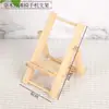 Soporte de Teléfono Móvil de Madera Estante de Silla de Descanso Patrón Tallado Adornos para Teléfono Móvil Silla de Playa Caballete Pequeño Base Venta al por Mayor