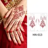 Pegatinas de Tatuaje de Encaje de Henna de Nuevo Estilo Transfronterizas Impermeables y a Prueba de Sudor Tatuaje Temporal Realista Tatuaje de Flor de Henna India