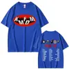Camiseta com Estampa Gráfica Rock Band Kmfdm Tour 97 Verão Masculina e Feminina Retrô Gótico Punk Streetwear