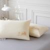Almohada de algodón clase A de soja sin hundimiento, funda de algodón puro para el hogar 48x74cm, núcleo de almohada, almohada de soporte cervical para hotel, par