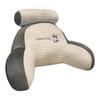 Almohada de Mesita de Noche de Seda de Hielo y Látex, Bolsa Suave, Cojín Lumbar, Dormitorio Estudiantil, Asiento Grande con Respaldo para Leer, Lumbar Extraíble y Lavable