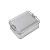 Caja de Lata para Pasteles de Piña con Cierre a Presión, Caja de Lata Sellada de Grado Alimenticio, Caja de Lata con Tapa Deslizante para Dulces de Boda