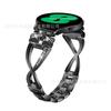 Adecuado para Samsung Watch7/6 Reloj Inteligente con Correa de Reloj Metálica Grande en Forma de X con Diamantes Mariposa 20mm