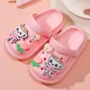 Zapatos Croc para Niños Verano Niñas Interior Antideslizante Dibujos Animados Niños Medianos y Grandes Sandalias para Bebé Ropa Exterior Sandalias de Playa