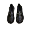 Zapatos de cuero estilo británico, nuevos mocasines de otoño 2026 para mujer, sencillos y elegantes, estilo Hepburn, zapatos planos cómodos y antideslizantes