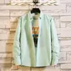 Camisa a Cuadros para Hombre 2025 Nuevo Estilo Coreano Trendy Holgada Casual de Manga Larga Primavera y Otoño Pulgada Top