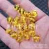 Contas Redondas de Âmbar Imitação de Cera de Abelha Contas Soltas Contas de Âmbar Dourado Imitação Contas para Vaso de Âmbar Acessórios para Joias de Pulseira e Colar Artesanais