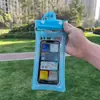 Bolsa Impermeable para Teléfono Móvil con Pantalla Táctil, Natación, Parque Acuático, Fotografía en la Costa, Bolsa Sellada, Estuche Impermeable con Airbag para Buceo y Rafting