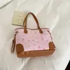 Bolsas estampadas de moda para primavera y verano para mujer, nuevo modelo de moda 2026, bolsa de mano tipo tote de cubo de gran capacidad para el día a día