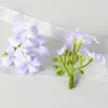Flores artificiales, cabezas de flor de osmanthus, jazmín de noche, guirnalda de flores para pasador de pelo DIY, accesorios de caja de regalo de material DIY de alta calidad, flores falsas