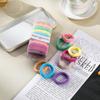Populares Gomas para el Cabello Dopamina, Alta Elasticidad, Duraderas, Adecuadas para Coletas Altas, Bandas para el Cabello Engrosadas que No Dañan el Cabello, Accesorios para el Cabello