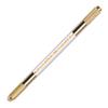 Bolígrafo de bordado de cristal de doble punta con pedrería dorada, bolígrafo para cejas estilo coreano, bordado multifuncional, bolígrafo hecho a mano, otros trabajadores de la belleza