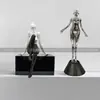 Decoración de Diosa de la Fundación Montaña Vacía Galvanizada Escultura de Figura Abstracta Moderna Simple Oficina Sala de Estar Hotel Decoraciones Suaves