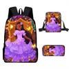 2021 Nueva Mochila Escolar Mágica Full House para Estudiantes Mochila de Poliéster Mochila Creativa Cómoda Bolso Estampado Estuche para Lápices