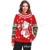 Suéter Jacquard Boneco de Neve de Natal Europeu e Americano Personalização 2026 Atravessando Fronteiras Amazon Outono e Inverno Nova Roupa Feminina Super Fábrica