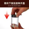 Botella de Crema, Botella de Crema Facial, Botella de Crema para Tabaco, Botella Cuadrada de Vidrio de 2 Oz - 4 Oz, Botella de Boca Ancha, Tapa de Rosca de Presión, Botella con Tapa de Seguridad a Prueba de Niños