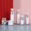 Botella de Vacío Acrílica 30g 50g Espejo Galvanizado Botella Champiñón Botella para Cosméticos Agua Loción Esencia Crema Facial
