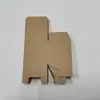 Caja de embalaje de papel Kraft plegable diaria retro caja de embalaje de caramelos de color primario Kraft caja de caramelos cartón
