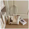 Bolso Tote Retro para Mujer, Nuevo Bolso de Hombro de Gran Capacidad Simple y de Moda, Bolso de Hombro Casual con Diseño de Nicho para el Trabajo