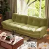 Sofá de Nuvem Minimalista Moderno Sala de Estar Casa Apartamento Pequeno Sofá Preguiçoso Luxo Leve Celebridade da Internet Estilo Creme Sofá de Tecido