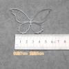 Material de tocado nupcial DIY banda para el cabello coreana horquilla mariposa hueca cobre lámina delgada accesorios corona fénix Xiuhe