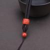Padrão Cinnabar Cordão de Pingente Espesso com Alça de Pescoço Corda de Colar Ajustável Masculina Pingente de Jade Pingente de Jade Pingente de Pescoço com Corda