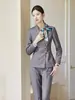 Traje Core Dream Redondo Otoño Ajustado Negocio traje Moda Femenina Elegante Recepción de Hotel Joyería Ropa de Trabajo