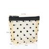 Nova Bolsa Cosmética Coração Mochila Grande Capacidade Bolsa de Cosméticos de Malha Bolsa Estilo Ins Feminina Viagem Compacta Bolsa de Higiene Pessoal
