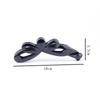 Pinza de Plátano Negra Clásica con Lazo Estilo Coreano Plástico Simple Accesorio para el Cabello Moda de Gama Alta Pinza de Pelo de Moda Venta al por Mayor
