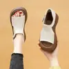 Sandalias de Tacón con Suela Gruesa para Mujer 2026 Verano Nuevas Sandalias Romanas de Punta Abierta Sandalias de Playa con Suela Suave