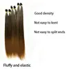 Paquetes de cabello liso de fibra de alta temperatura directo del fabricante set de 260g 26/28/30 pulgadas extensiones de cabello de fibra sintética multicolor
