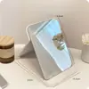 Espejo Suave Engrosado, Espejo de Maquillaje Grueso, Espejo de Tocador Pequeño Portátil de Escritorio para Hombres y Mujeres, Uso en el Hogar