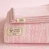 Nueva Sábana de Cama de Tela Gruesa de Algodón Puro Engrosada Pieza Única Alfombrilla Refrigerante de Algodón Puro de Verano Juego de Tres Piezas de Sábana de Cama Individual/Doble Funda de Almohada
