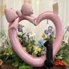 Nuevo Marco de Fotos de Amor Hueco de 40 pulgadas Globo de Película de Aluminio Decoración para Fiesta de Cumpleaños de Bebé Accesorios para Fotos de Boda