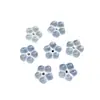 Accesorios de flor de ciruelo pequeños de jade Xiu Yan, aretes de jade Xiu Yan naturales, joyería hecha a mano para DIY, productos de jade hielo, venta al por mayor desde el fabricante