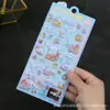 Adesivos de Cristal Estéreo 3D Vazados Fofos Desenho Animado Popular Sanrio Animal Divertido Adesivos de Pedra Preciosa para Crianças