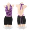 Feimu Secretária de Abstinência Gola Balanço Costas Nuas Traje 6511 Lingerie Sexy Sulco Exposto Sexy Cobrindo Nádegas Tentação 20/Pacote